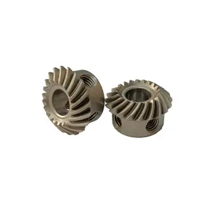 Tianjin factory direct sales of steel straight and spiral bevel gear pinion for mechanical transmission