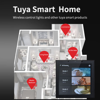 86N Eshare télécommande Alexa AI contrôle Android 11 4*20w 4 pouces Mini Smart Home fond musique contrôleur mural WIFI Ampl