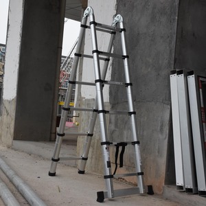 Charnières d'extension télescopiques modernes pour échelles, <span class=keywords><strong>double</strong></span> face, certifiées CE/EN131, capacité de charge de 150 kg, utilisation en villa - Product Image 6