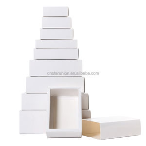 Kundenspezifisches Logo umweltfreundliche weiße Kartonpapier-Kartonboxen mit Foltschublade Spielzeug Geschenkboxen Poker <span class=keywords><strong>Tarot</strong></span>-Karten-Schublade verschiebbare Verpackungsbox mit Außenschachtel - Product Image 1