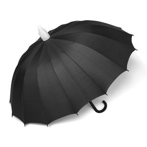 Parapluie transparent de luxe personnalisé de haute qualité, pas cher, promotionnel, en gros, avec logo pour les événements en plein air - Product Image 3