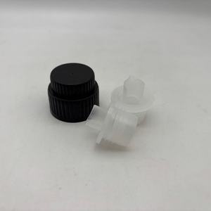 Gran oferta de alta calidad, tapa de rosca de aceite de oliva de 28mm, embalaje de plástico para té, tapa redonda de plástico para té con forro de plástico y volquete - Product Image 2