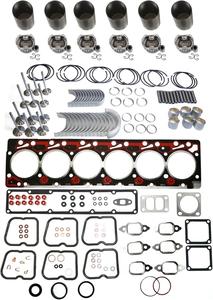Kit de révision moteur pour 6BT 6BT5.9 6BTA5.9, comprenant jeu de segments de piston et chemises de cylindre, pour excavatrices, camions et engins de chantier - Product Image 6