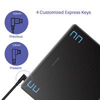 HUION HS64 tablette à dessin bloc-notes avec stylo numérique pour ordinateur