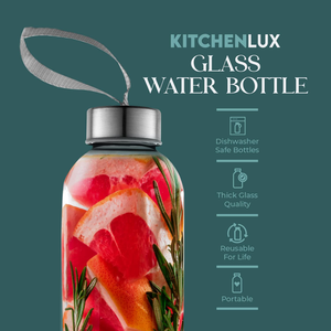 Bouteilles d'eau en verre transparentes vides de 300 ml, 420 ml, 500 ml, bouteilles de sport, bouteilles en verre pour l'automobile - Product Image 2