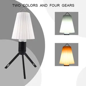 Linterna multifunción con zoom para acampar, Kit de linterna colgante de tienda impermeable, lámpara de mesa LED recargable, luz de acampada