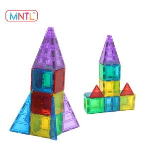 B8105M MNTL-Bonne Qualité et Pas Cher Prix Magnétique Blocs De Construction Jouet En Plastique Bébé Blocs De Construction Aimant - Product Image 1