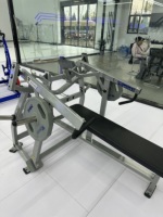 Source Usine Intérieur ROSEN Fitness Equipment Bodybuilding Acier Galvanisé Iso-latéral Horizontal Banc Presse pour Gym Center