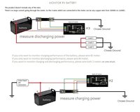 Ampèremètre Voltmètre Moniteur de Batterie DC 8-100V 0-100A avec Shunt 100A et Moniteur d'Énergie LCD pour Projets Solaires, VR et DIY