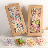 Abadi Anna Hydrangea DIY bahan bunga grosir buatan tangan warna gradien daun kecil Hydrangea botol mengambang bunga