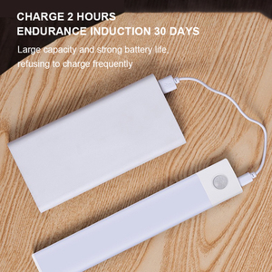 Luz de <span class=keywords><strong>sensor</strong></span> de movimiento LED recargable por USB de 5V moderna para iluminación interior para armarios de cocina armarios control remoto - Product Image 5