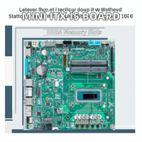 Carte mère industrielle Mini ITX pour kiosques et distributeurs automatiques, Intel Core i5 de 12e génération, 1*LAN, 1*COM, 2*DDR4 64 Go SATA, Nouveau double canal