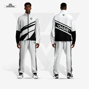 Tuta Sportiva Invernale 2 Pezzi con Zip Intera Abbigliamento Casual Caldo da Corsa e Jogging per Uomo e <span class=keywords><strong>Donna</strong></span> - Product Image 4