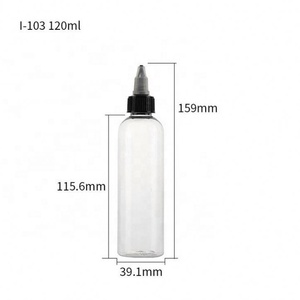 100ml 120ml 200ml 250ml Soft Hair Oil Dye Amber <b>Squeeze</b> Applicator Packaging <b>Bottle</b> With Twist-open Dispensing - Product Image 5