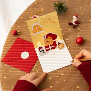 Carte Pop-up 3D stampate con Design personalizzato con taglio Laser carta regalo per Festival di Natale biglietti di auguri di <span class=keywords><strong>buon</strong></span> compleanno - Product Image 2
