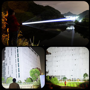 Linterna Recargable Strong Wolf de 5400 mAh con Pantalla LED Digital, Zoom, Aleación de Aluminio y Alta Potencia - Product Image 3