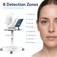 Máquina Analizadora de Piel 3D con Almacenamiento Ilimitado en la Nube, Centro de Datos VIP, Informes Móviles, Simulación de Envejecimiento, IA, 8 Imágenes Inteligentes, Clínica