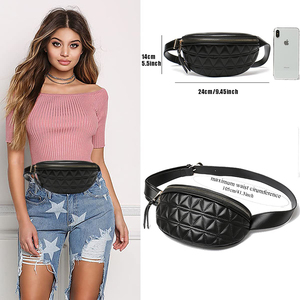 <span class=keywords><strong>Riñonera</strong></span> acolchada de cuero para niña y mujer, bolso de cintura con cinturón personalizado de diseñador, de lujo - Product Image 6