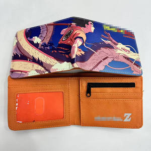 80 Estilos de Monederos con Diseño de Dragón Goku, Vegeta, Broly, Super Saiyan, Shenron, <span class=keywords><strong>Piccolo</strong></span>, Monederos Unisex de PU, Cartera de Anime para Hombres, Mujeres y Niños - Product Image 4