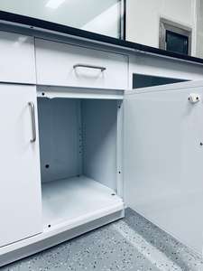 Çelikten Yapılmış Mobil Dolaplar, Laboratuvar Tezgah Dolapları, Çekmece Kulpları ve Kilitleriyle Özelleştirilebilir Laboratuvar Depolama Dolabı - Product Image 6