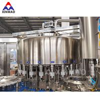Ligne de production automatique de boissons Pasteurisateur de fruits Pomme Mangue Orange Fabrication de bouteilles de jus Remplisseuse d'embouteillage Usine