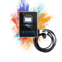Bluesky 22kw AC EV chargeur 4.3 écran OCPP chargeur de voiture électrique Type 2 prise 32a pile de charge de voiture électrique IP55