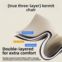 Nouvelle chaise de salle à manger pliable à quatre pieds en métal et tissu Oxford pour restaurant commercial, camping, barbecue, pique-nique, plage