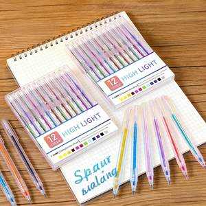 Bolígrafos de Gel con Purpurina de 12/24/36/48/60/100 Colores |   Punta de 1.0 mm, Tinta Brillante con Fragancia Natural para Diario y Arte - Product Image 1