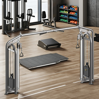 Machine de musculation à double poulie et câble en acier pour entraînement croisé, équipement de fitness pour jambes, dos, poitrine, bras, usage commercial multifonctionnel