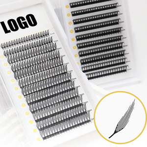 Nouvelles extensions de cils pré-faites en volume, extensions de cils pré-faites en plumes de 8 à 15 mm, extensions de cils de style <span class=keywords><strong>manga</strong></span> anime - Product Image 1