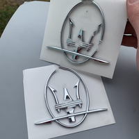 Emblème de capot Trident Maserati, insigne de garde-boue latéral, logo de lettre arrière, accessoires de décoration automobile