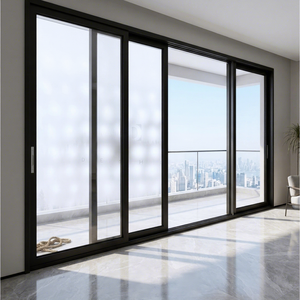 Diseño Moderno de Aleación de Aluminio, Tres Rieles, Marco Delgado y Estrecho, Vidrio Templado de Baja Emisividad, Doble Acristalamiento, para Interiores, Dormitorios, Hoteles y Villas - Product Image 3