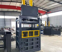Mesin Baler Hidrolik Vertikal Hemat Ruang Bahan Stainless Steel untuk Kardus Konsumsi Daya Rendah Pengoperasian Mudah 10-100T