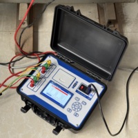 Testeur de rapport de transfert pour transformateur triphasé avec écran LCD et fonctions de démarrage et d'arrêt progressifs JH2702N