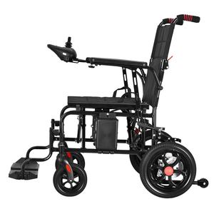 Silla de Ruedas Eléctrica Motorizada Plegable Inteligente Ligera Todoterreno Portátil de Fibra de Acero al Carbono - Product Image 6