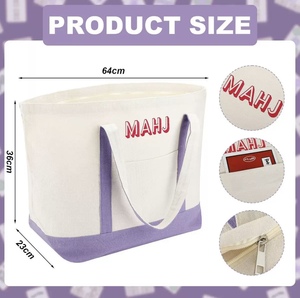 Bolsa <span class=keywords><strong>de</strong></span> Lona Grande <span class=keywords><strong>de</strong></span> Lujo para Mahjong Americano con Compartimentos y Bolsa para Accesorios, <span class=keywords><strong>Mesa</strong></span> <span class=keywords><strong>de</strong></span> Almacenamiento Portátil para Noches <span class=keywords><strong>de</strong></span> <span class=keywords><strong>Juego</strong></span> y Viajes - Product Image 4