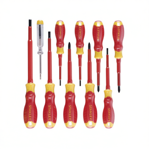 Stanley <b>Screwdriver</b> <b>Set</b> 10 Piece Vde Insulated With Tester - Product Image 2