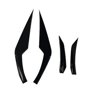 Kit de 4 canards BMW G80 M3 en ABS noir brillant, lèvre de séparateur avant, 2020-2025 - Product Image 2