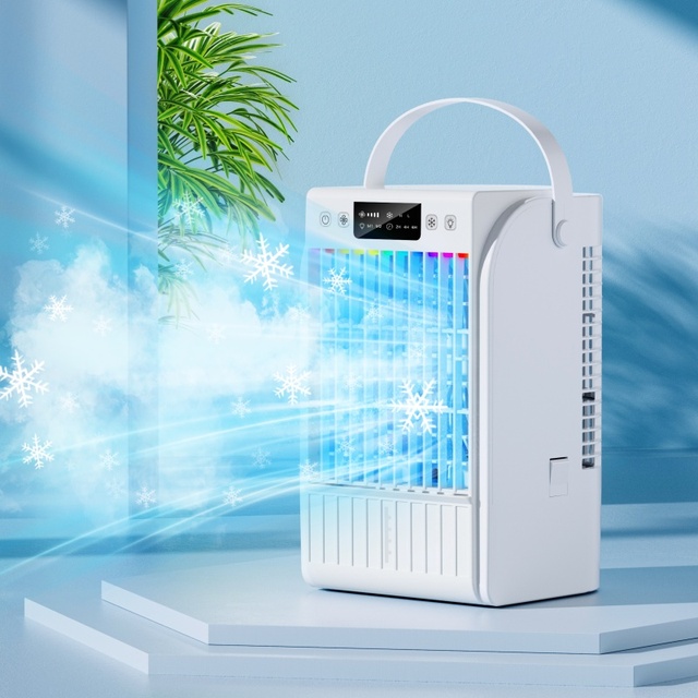 High Quality 4 Speeds Evaporative air Conditioner Fan Portable air Cooler Fan Small Desk air Cooler Fan
