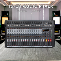Console de mixage audio professionnelle à 16 canaux Sta Performance Studio