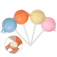 Moule à sucettes en silicone réutilisable de qualité alimentaire, créatif et mignon, pour la fabrication maison de bâtonnets glacés pour enfants - Vente en gros