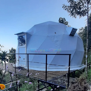 Tente de camping en forme de dôme, portable, pliable, avec parois en verre, glamping, tente géodésique en forme d'igloo, tente de pêche sur glace en plein air, maison en forme de dôme - Product Image 2