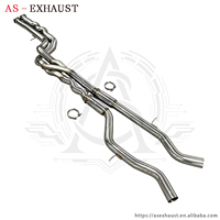 Tuyau intermédiaire en Z à longueur égale pour BMW M3 M4 F80 F82 S55 3.0T SS304, échappement de performance non résonné