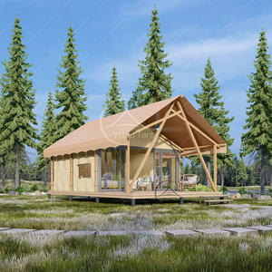 Tente de luxe de 24 m², tente de safari, glamping, lodge de safari, imperméable, fabrication sur mesure, escapades uniques, maison en bois - Product Image 3