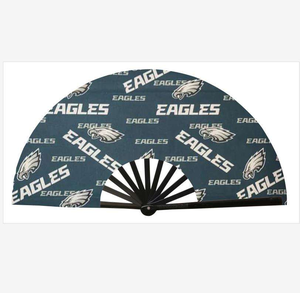 32チーム33cm折りたたみクラッパーカーニバルフィラデルフィアイーグルスチーフ手持ちファンカスタムアメリカ大型プラスチック製ポータブルクラックファン - Product Image 2