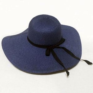 Summer Sun <b>Hat</b> Outdoor Travel Uv Protection Women Ladies Beach Sunshade <b>Hat</b> Wide Brim Foldable <b>Straw</b> <b>Hat</b> - Product Image 2