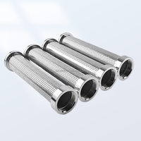 Silinder Filter Berlubang yang Dapat Digunakan Kembali dari Baja Tahan Karat 304 316 yang Disesuaikan dengan Inti Saringan untuk Filter Cairan Industri.