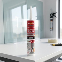 Scellant silicone transparent blanc à un composant, durcissement rapide, adhésif imperméable pour la construction, le transport et le travail du bois