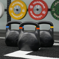Kettlebells Octo de compétition robustes pour salle de sport commerciale, équipement professionnel de fitness fonctionnel