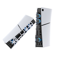 Support de refroidissement vertical pour console mince, ventilateur de refroidissement intégré en ABS, support multi-ports USB, accessoires pour console de jeu
